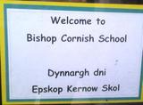 Image of Bishop Cornish bilingual sign
